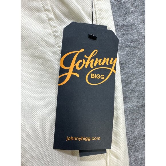 Johnny Bigg Mens Stretch Canvas Shorts Bone Size 48 - Picture 2 of 5